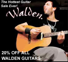 Walden Guitars 20% Off Sale