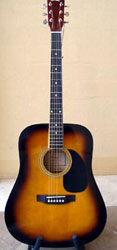 NOVARO WESTERN GUITAR TRANSP S/BURST