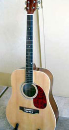 NOVARO ACOUSTIC WESTERN GUITAR SOLID TOP NAT