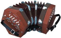 HOHNER D40/90 CONCERTINA IN PADDED GIG BAG