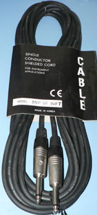 LEEM Guitar Lead with Neutrik Connectors