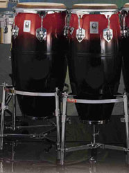 TOCA PREMIERE 11 3/4 CONGA - RED and BLACK FADE