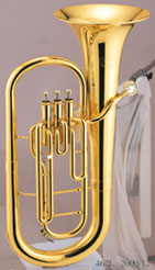 JUPITER Bb Baritone Horn with moulded case 462L