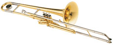 JUPITER Small Bore Bb valve trombone with case 528L