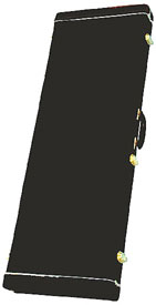 MBT OBLONG ELECT.GTR CASE BLK