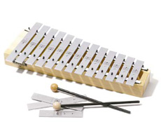 SONOR AGP ALTO GLOCKENSPIEL 16 BARS 1 PAIR SCH95 MALLETS