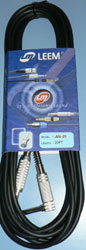 LEEM 20ft - 1 Right Angle Plug, 1 x Straight Plug