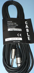LEEM 20ft Cannon/Phono - with Neutrik Connectors