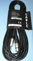 LEEM 25ft Cannon/Phono - with Neutrik Connectors