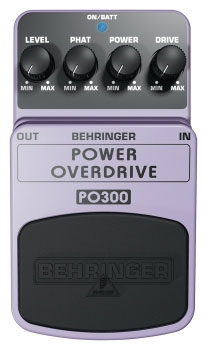 BEHRINGER PO300 Power Overdrive Effects Pedal