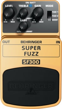 BEHRINGER SF300 Super Fuzz Effects Pedal