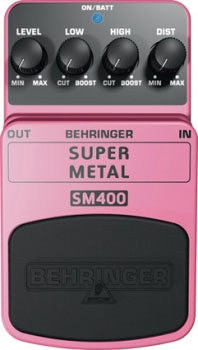 BEHRINGER SM400 Super Metal Effects Pedal