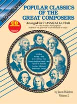Koala POPULAR CLASSICS ARR FOR CLASSICAL GUITAR 2 BK-CD