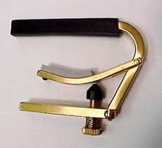 SHUBB C2B Nylon String Capo - Brass - Flat