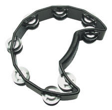 TOCA 1/2 MOON TAMBOURINE-BLACK
