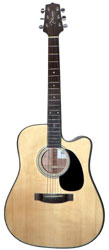 TAKAMINE ACOUSTIC/ELECTRIC SOLID TOP GUITAR TED20SC