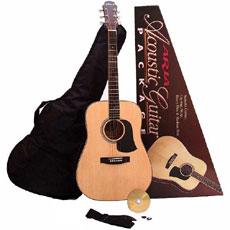 ARIA ARAW20 ACOUSTIC GUITAR PACKAGE - NATURAL