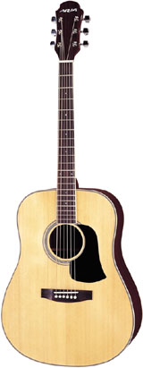 ARIA AC/EL Dreadnought - NATURAL
