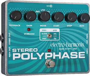ELECTRO-HARMONIX STEREO POLY PHASE Digital Delay/Looper