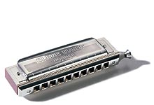 HOHNER Slide Harp - 10 Hole, 40 Reed - Key C