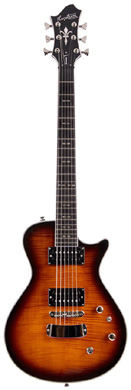 Hagstrom Ultra Swede Guitar in Golden Eagle Burst Gloss
