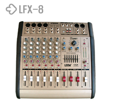 LEEM 8CH. 400W POWERED MIXING CONSOLE