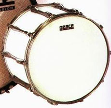 PEACE 14 x 12 Marching Tenor Drum 10 Lug.